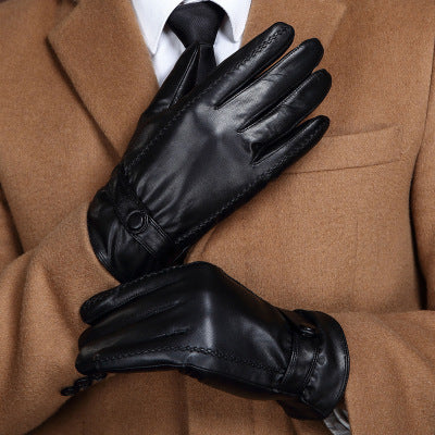 Men's leather gloves