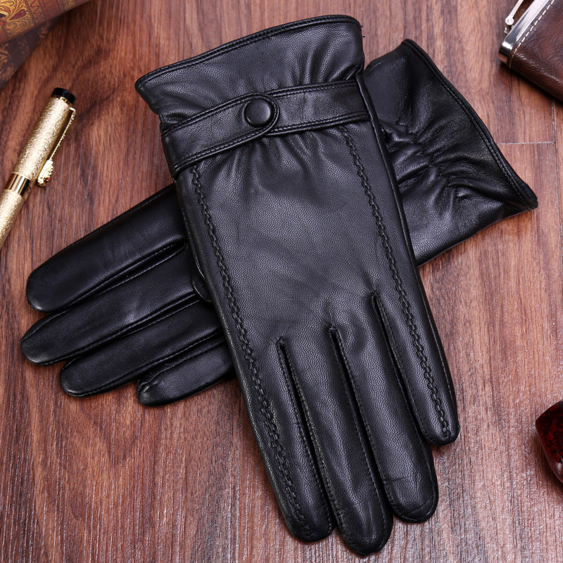 Men's leather gloves