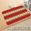 Christmas carpet flannel mat