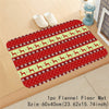 Christmas carpet flannel mat