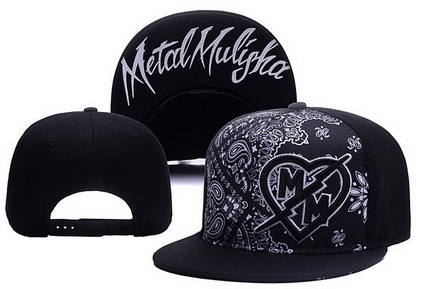 Metal men and women hip-hop hat