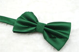 Men and women solid color bow tie