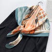 Small Silk Scarf Female Big Square Scarf Middle-aged Mother Mother-in-law Scarf