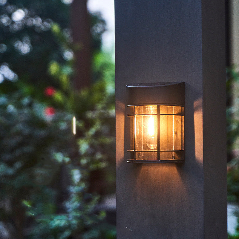 Solar Outdoor Patio Balcony Garden Wall Light