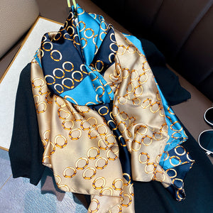 Korean Version Of The Simulation Of Silk Satin Silk Scarf Female Scarf