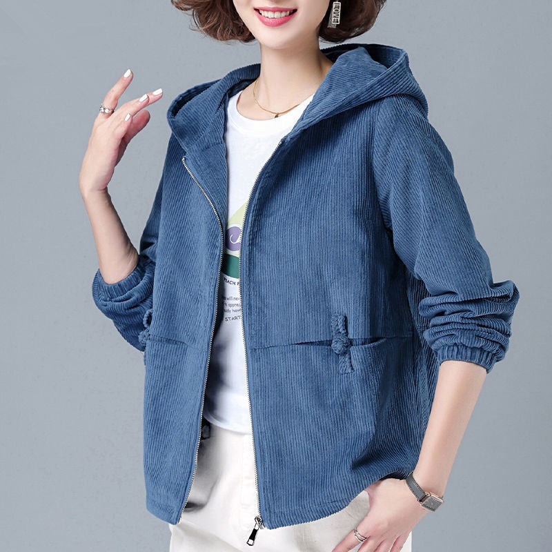 New Corduroy Women's Jacket Popular Leisure All-matching