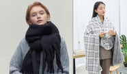 All-match Soft Glutinous Idle Style Thermal Long Scarf