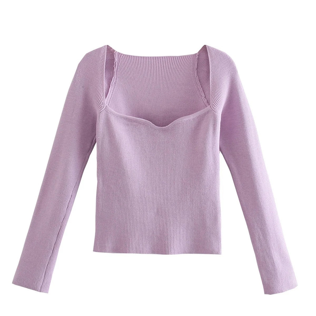 Sexy Jacket Women Pullover Solid Color Slim Pullover Women