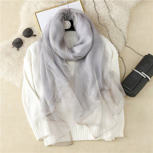 New Style Silk Casual Silk Scarf Women