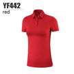 Women's Golf Fashion Sports Short Sleeve