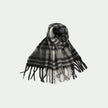 French Style Retro Lazy Style Warm Color Classic Plaid Scarf