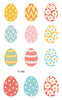 Children's Tattoo Sticker Egg Easter