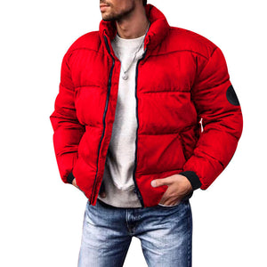 Coat Stand-up Collar Downcotton-padded Jacket Thickened Men's Cotton Jackets