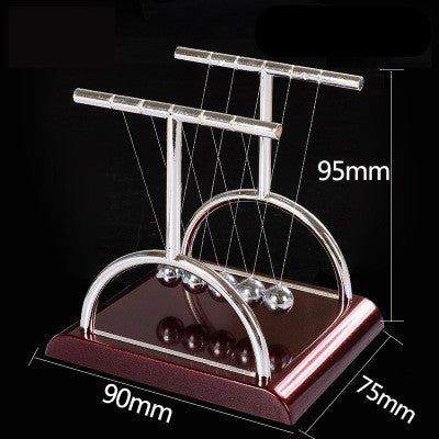 Newtons Cradle Steel Balance Ball Physics Science Pendulum Metal Craft Educational Toy