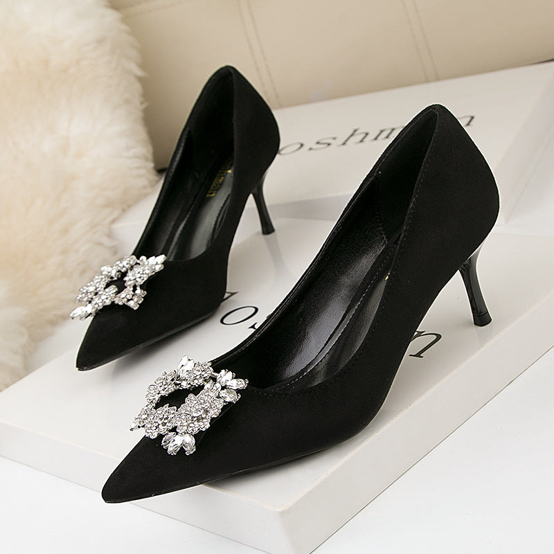 Women Pointed Toe Fashion High Heel Shoes