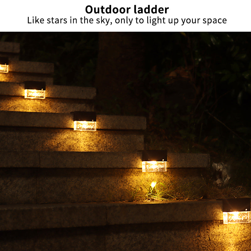 Outdoor Garden Fence Solar Courtyard Staircase Light