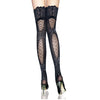 Jacquard diamond stockings