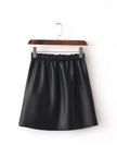 Leather skirt