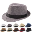 Fashion Personality Linen Top Hat Men