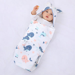 Newborn Baby Delivery Room Butterfly Swaddle Sleeping Bag Pure Cotton