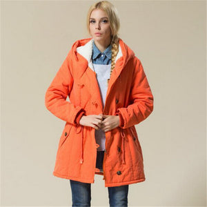 Hooded coat