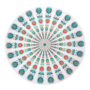 Round carpet scarf mandala tapestry