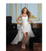 Short and long long tube top sweet European and American foreign trade wedding dress