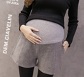 Pregnant women shorts, tide mom, woolen stomach lift pants