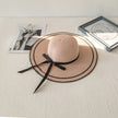 Big Brim Hand Braided Bow Ribbon Straw Hat Women