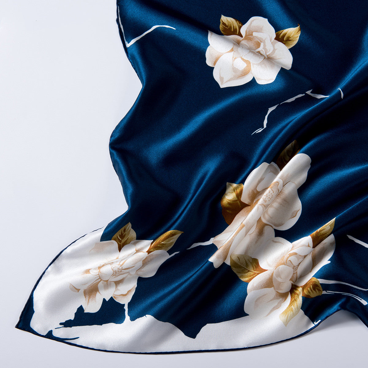 Jewel butterfly silk scarf