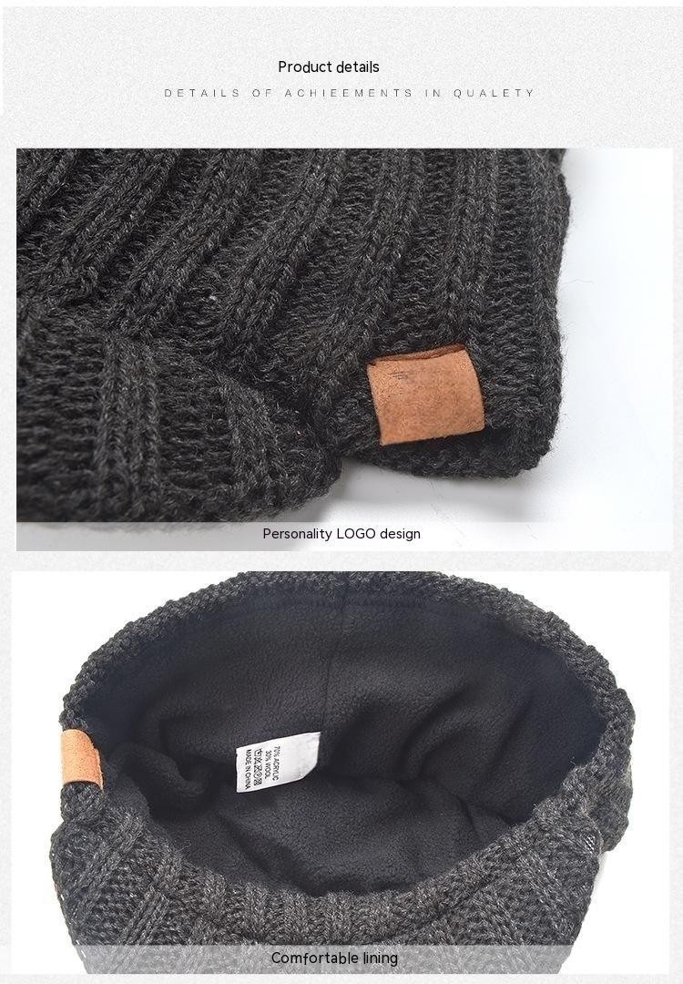 Fashion Trend Men Winter Woolen Hat