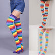 Rainbow Striped Stockings