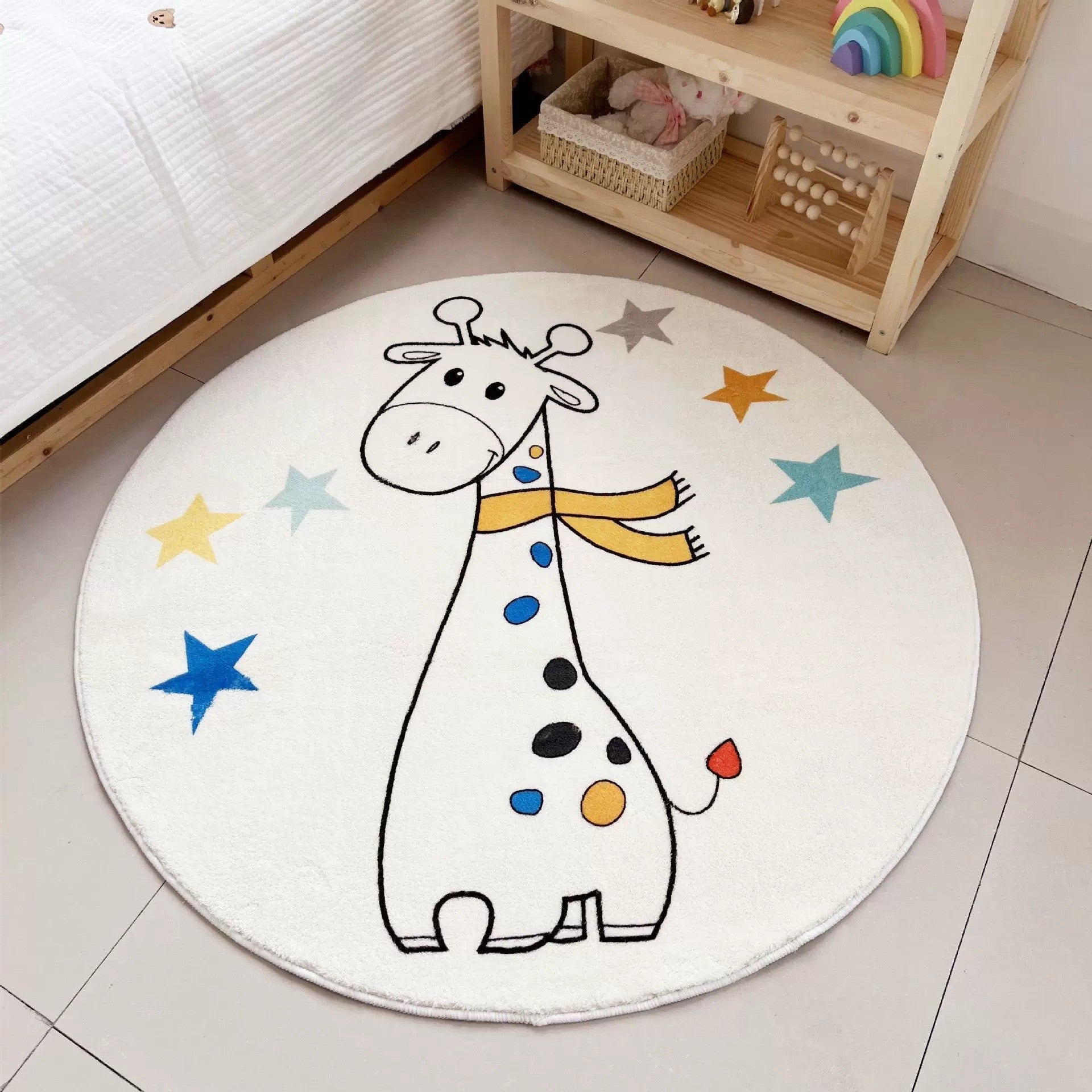 Children's Room Round Carpet Cartoon Floor Mat