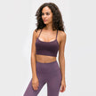 Y-shaped Beautiful Back Solid Color Running Sports Underwear Women