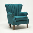 American Style Retro Simple Fabric Single Sofa Chair