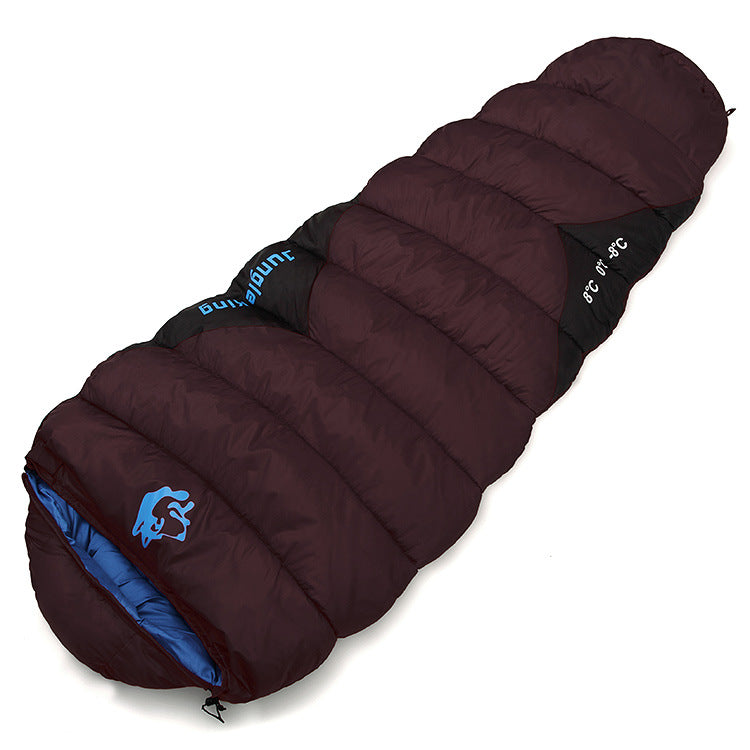 Outdoor Sleeping Bag Mummy Autumn And Winter Camping