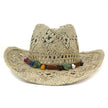 Men's And Women's Cowboy Hats Natural Hamcho Sunscreen Hat