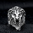 Animal Ring Titanium Steel Vintage Men