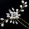 Ebay cross-border supply Korean bride handmade pearl crystal Clip Wedding headdress hairpin pin U