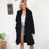 Winter Lambskin Faux Fur European and American Fashion Urban Casual Coat Jacket