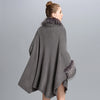 Faux Fur Cape Cape Women's Coat