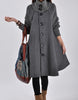 Fashion Mid-length Trench Coat For Women