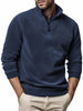 Half Zip Sweaters With Ethnic Style