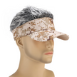 Fashion Men Women Casual Concise Sunshade Adjustable Camo Sun Visor Baseball Hat Spiked Hairs Wig Golf Caps Gorra Hombre Bone