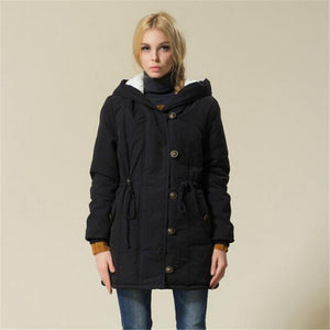 Hooded coat