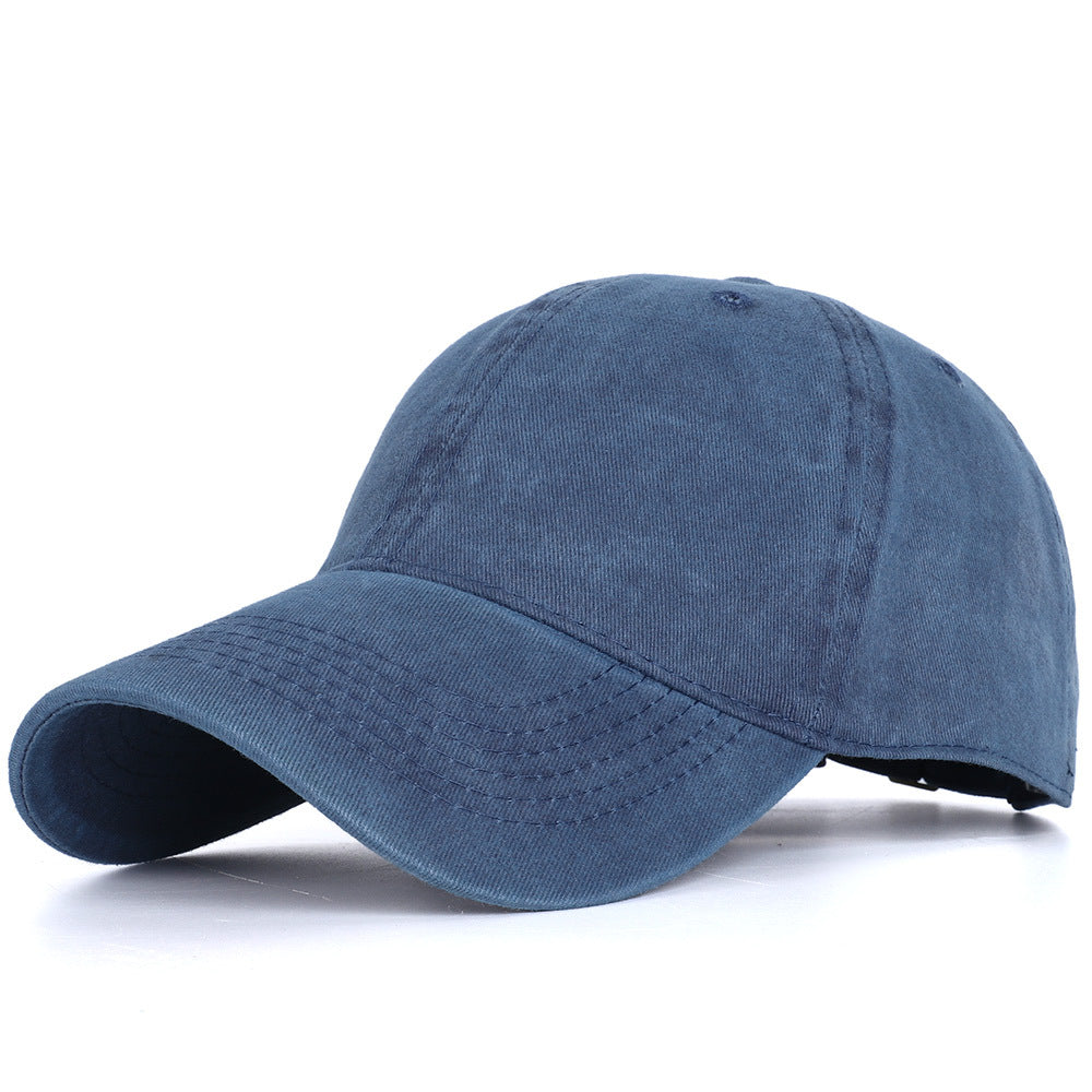 Washed baseball caps for men and women