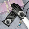 Women's warm riding gloves