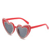 Fashion Peach Heart Diamond Sunglasses