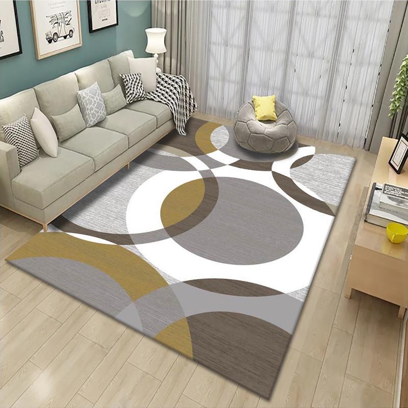 Printed Carpet Floor Mats Living Room Bedroom