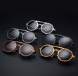 New men's polarized sunglasses Vintage round frame fashion sunglasses Aluminum magnesium glasses Driving sunglasses